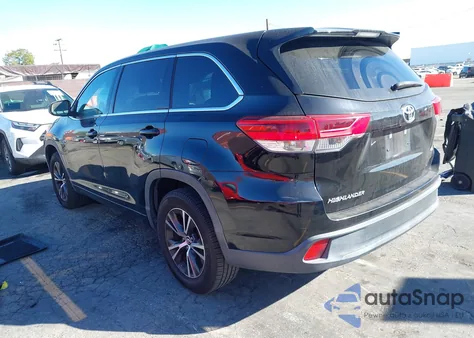 2017 Toyota Highlander Le from USA, damaged, VIN 5TDZZRFH3HS214519